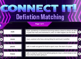 Connect it! Definition Matching